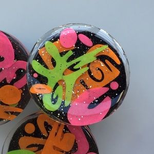 Handmade epoxy resin phone holder